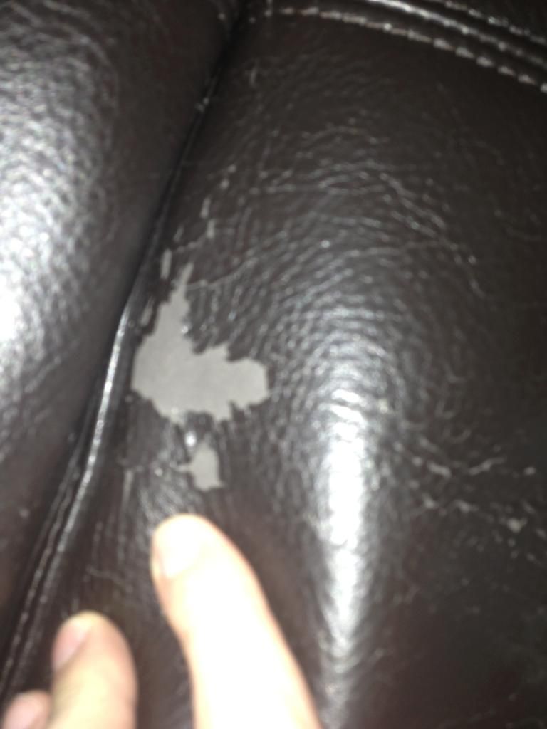 How to fix and prevent more peeling to this Bicast Leather?